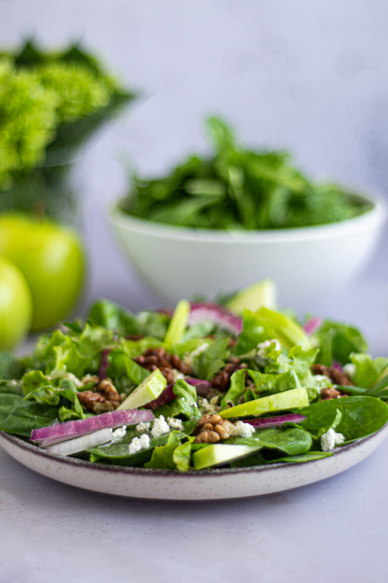 Apple Walnut Green Salad