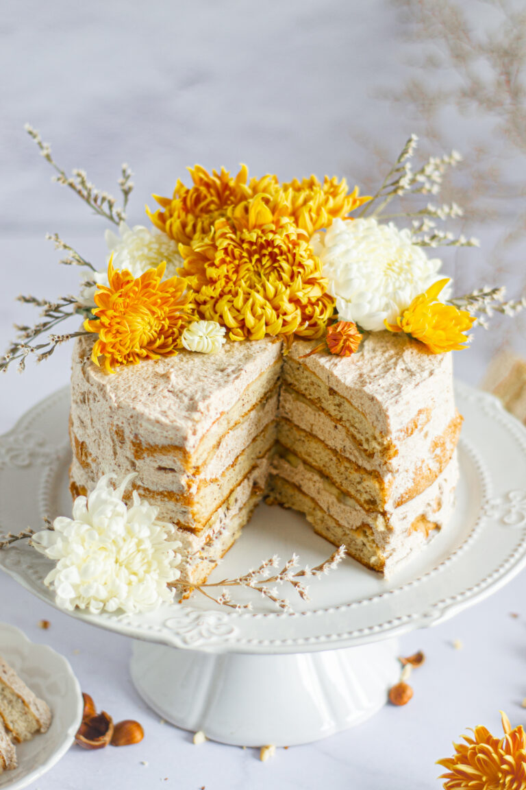 Hazelnut Banana Cake